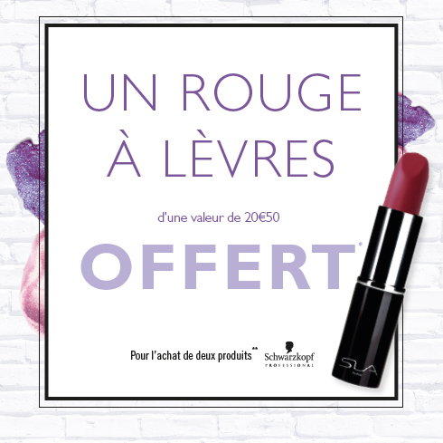 Un rouge à lèvres offert !